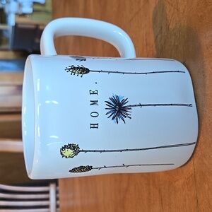 Rae Dunn Big M Magenta Wildflower 'Home' Mug